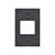 Rama din sticla Livolo standard Italian 2 module - Serie noua SmartElectro IntelligentHouse
