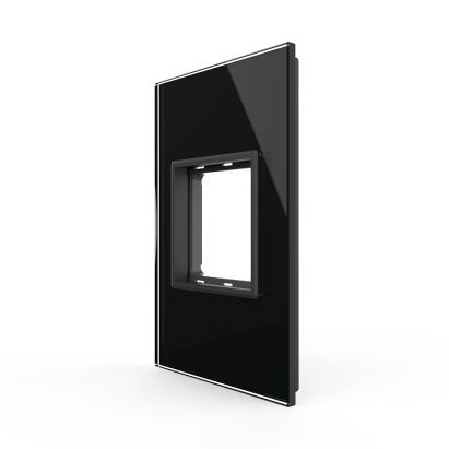 Rama din sticla Livolo standard Italian 2 module - Serie noua SmartElectro IntelligentHouse