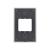 Rama din sticla Livolo standard Italian 2 module - Serie noua SmartElectro IntelligentHouse