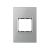 Rama din sticla Livolo standard Italian 2 module - Serie noua SmartElectro IntelligentHouse