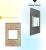Rama din sticla Livolo standard Italian 2 module - Serie noua SmartElectro IntelligentHouse