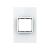 Rama din sticla Livolo standard Italian 2 module - Serie noua SmartElectro IntelligentHouse