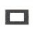 Rama din sticla Livolo standard Italian 3 module - Serie noua SmartElectro IntelligentHouse