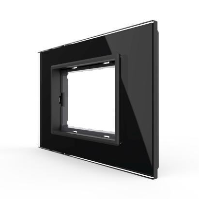 Rama din sticla Livolo standard Italian 3 module - Serie noua SmartElectro IntelligentHouse