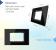 Rama din sticla Livolo standard Italian 3 module - Serie noua SmartElectro IntelligentHouse