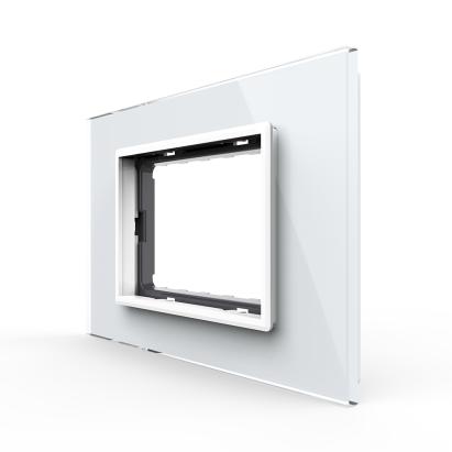 Rama din sticla Livolo standard Italian 3 module - Serie noua SmartElectro IntelligentHouse