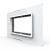 Rama din sticla Livolo standard Italian 4 module - Serie noua SmartElectro IntelligentHouse
