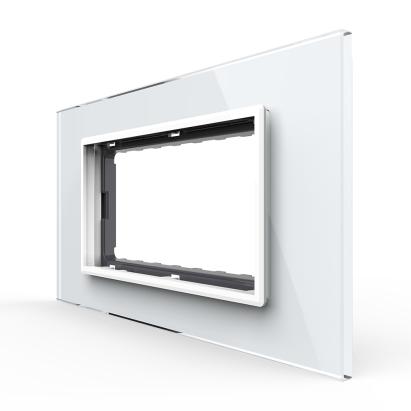 Rama din sticla Livolo standard Italian 4 module - Serie noua SmartElectro IntelligentHouse