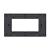 Rama din sticla Livolo standard Italian 4 module - Serie noua SmartElectro IntelligentHouse