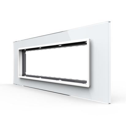 Rama din sticla Livolo standard Italian 6/7 module - Serie noua SmartElectro IntelligentHouse