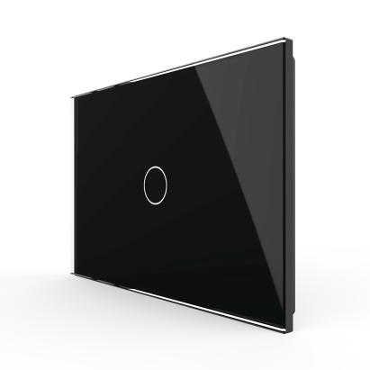 Panou intrerupator simplu cu touch Livolo din sticla, standard Italian - Serie noua SmartElectro IntelligentHouse