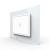 Intrerupator simplu cu touch Livolo cu rama din sticla, standard Italian - Serie noua SmartElectro IntelligentHouse
