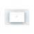 Intrerupator simplu cu touch Livolo cu rama din sticla, standard Italian - Serie noua SmartElectro IntelligentHouse