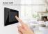 Intrerupator dublu cu touch Livolo cu rama din sticla, standard Italian - Serie noua SmartElectro IntelligentHouse