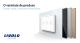 Intrerupator triplu cu touch Livolo cu rama din sticla, standard Italian - Serie noua SmartElectro IntelligentHouse