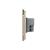 Intrerupator triplu cu touch Livolo cu rama din sticla, standard Italian - Serie noua SmartElectro IntelligentHouse