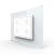 Intrerupator cvadruplu cu touch Livolo cu rama din sticla, standard Italian - Serie noua SmartElectro IntelligentHouse