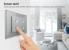 Intrerupator cvadruplu cu touch Livolo cu rama din sticla, standard Italian - Serie noua SmartElectro IntelligentHouse