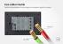 Intrerupator dublu cap scara / cap cruce cu touch Livolo cu rama din sticla, standard Italian - Serie noua SmartElectro IntelligentHouse