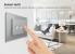 Intrerupator triplu cap scara / cap cruce cu touch Livolo cu rama din sticla, standard Italian - Serie noua SmartElectro IntelligentHouse