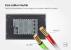 Intrerupator triplu cap scara / cap cruce cu touch Livolo cu rama din sticla, standard Italian - Serie noua SmartElectro IntelligentHouse