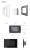 Intrerupator triplu cap scara / cap cruce cu touch Livolo cu rama din sticla, standard Italian - Serie noua SmartElectro IntelligentHouse