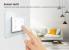 Intrerupator cvadruplu cap scara / cap cruce cu touch Livolo cu rama din sticla, standard Italian - Serie noua SmartElectro IntelligentHouse