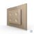 Intrerupator cvadruplu cap scara / cap cruce cu touch Livolo cu rama din sticla, standard Italian - Serie noua SmartElectro IntelligentHouse
