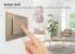 Intrerupator simplu wireless cu touch Livolo cu rama din sticla, standard Italian - Serie noua SmartElectro IntelligentHouse