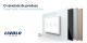 Intrerupator triplu wireless cu touch Livolo cu rama din sticla, standard Italian - Serie noua SmartElectro IntelligentHouse
