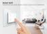 Intrerupator cvadruplu wireless cu touch Livolo cu rama din sticla, standard Italian - Serie noua SmartElectro IntelligentHouse