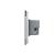 Intrerupator cvadruplu wireless cu touch Livolo cu rama din sticla, standard Italian - Serie noua SmartElectro IntelligentHouse