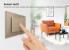 Intrerupator simplu cap scara / cap cruce wireless cu touch Livolo cu rama din sticla, standard Italian - Serie noua SmartElectro IntelligentHouse