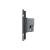Intrerupator simplu cap scara / cap cruce wireless cu touch Livolo cu rama din sticla, standard Italian - Serie noua SmartElectro IntelligentHouse