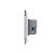 Intrerupator dublu cap scara / cap cruce wireless cu touch Livolo cu rama din sticla, standard Italian - Serie noua SmartElectro IntelligentHouse