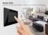 Intrerupator dublu cap scara / cap cruce wireless cu touch Livolo cu rama din sticla, standard Italian - Serie noua SmartElectro IntelligentHouse