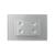 Intrerupator cvadruplu cap scara / cap cruce wireless cu touch Livolo cu rama din sticla, standard Italian - Serie noua SmartElectro IntelligentHouse