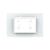Intrerupator cvadruplu cap scara / cap cruce wireless cu touch Livolo cu rama din sticla, standard Italian - Serie noua SmartElectro IntelligentHouse