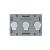 Modul intrerupator triplu cu touch Livolo standard Italian SmartElectro IntelligentHouse