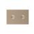 Modul intrerupator dublu cu touch Livolo standard Italian, Serie noua SmartElectro IntelligentHouse
