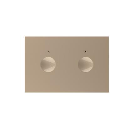 Modul intrerupator dublu cu touch Livolo standard Italian, Serie noua SmartElectro IntelligentHouse