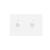 Modul intrerupator dublu cu touch Livolo standard Italian, Serie noua SmartElectro IntelligentHouse