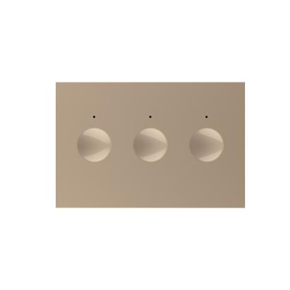 Modul intrerupator triplu cu touch Livolo standard Italian, Serie noua SmartElectro IntelligentHouse