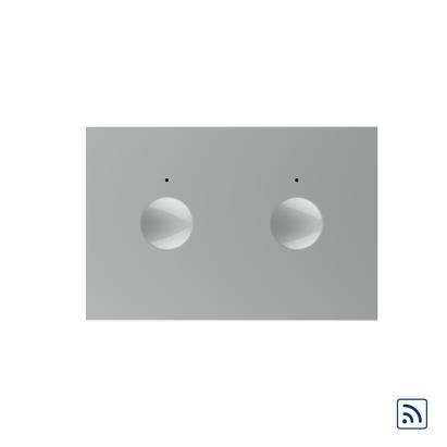 Modul intrerupator dublu wireless cu touch Livolo standard Italian, Serie noua SmartElectro IntelligentHouse