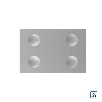 Modul intrerupator cvadruplu wireless cu touch Livolo standard Italian, Serie noua SmartElectro IntelligentHouse