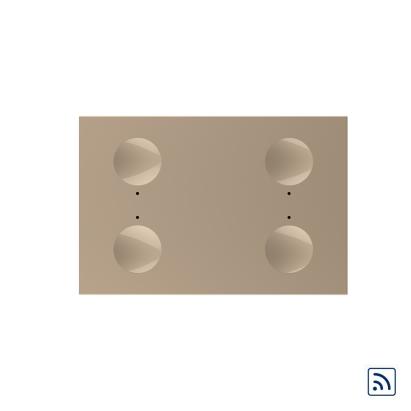 Modul intrerupator cvadruplu wireless cu touch Livolo standard Italian, Serie noua SmartElectro IntelligentHouse