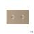 Modul intrerupator dublu cap scara / cap cruce cu touch Livolo standard Italian, Serie noua SmartElectro IntelligentHouse