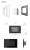 Modul intrerupator dublu cap scara / cap cruce cu touch Livolo standard Italian, Serie noua SmartElectro IntelligentHouse