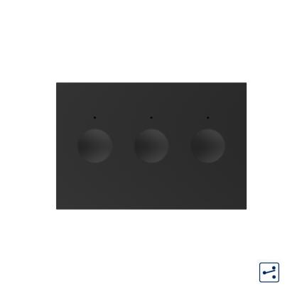 Modul intrerupator triplu cap scara / cap cruce cu touch Livolo standard Italian, Serie noua SmartElectro IntelligentHouse
