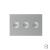 Modul intrerupator triplu cap scara / cap cruce cu touch Livolo standard Italian, Serie noua SmartElectro IntelligentHouse